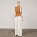 HERSKIND Lotus mid waist bukser - hvid