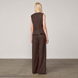 HERSKIND Samos vest - Java brun