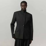 HERSKIND Shelia Fitted Blazer - sort