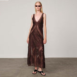 HERSKIND Soray kjole - java brun