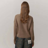 HERSKIND Constantine Cashmere Blouse - Croissant