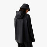 HUNTER Izzy hooded regnjakke - sort