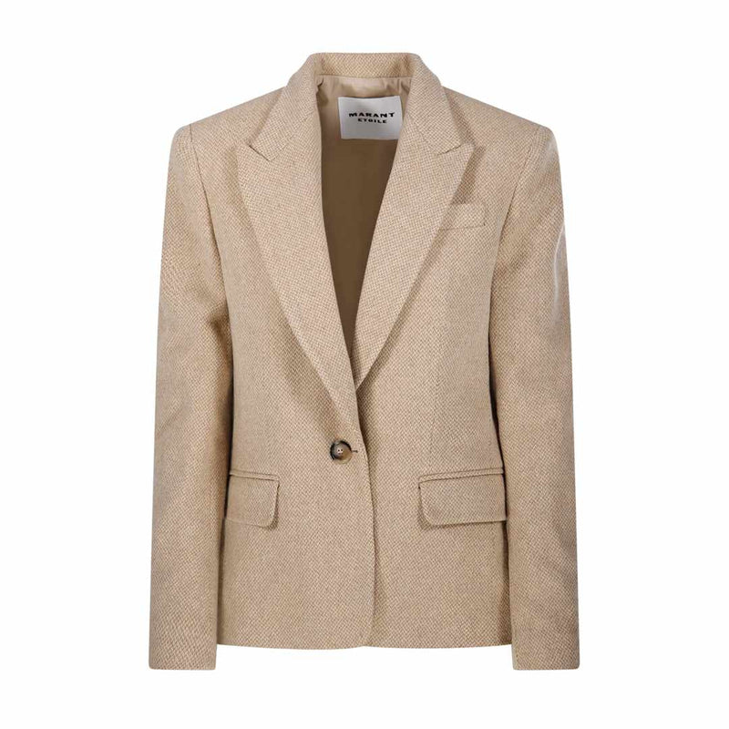 ISABEL MARANT Louison blazer jakke - ecru