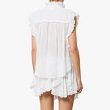ISABEL MARANT Dersia top - Hvid