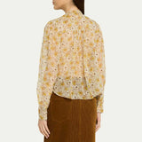 ISABEL MARANT Florine top - Lys Gul/Ecru