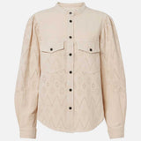 ISABEL MARANT Kaina skjorte - Beige
