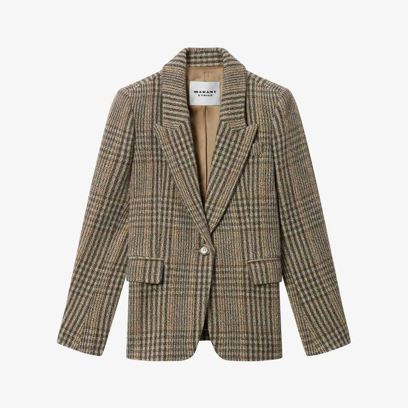 ISABEL MARANT Kerstin blazer jakke - Beige tern
