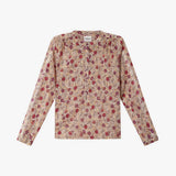 ISABEL MARANT Maria skjorte - Ecru/Hindbær