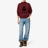 ISABEL MARANT Moby sweatshirt - Burgundy