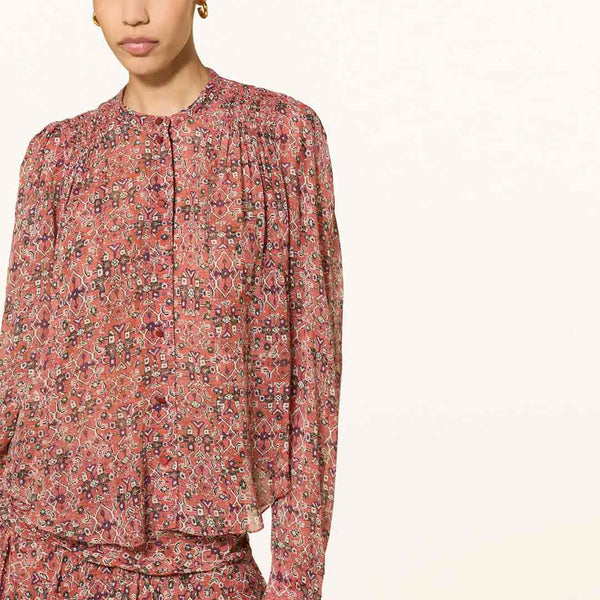 ISABEL MARANT Noeline bluse - rust