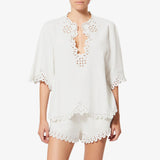 ISABEL MARANT Shana top - hvid