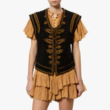 ISABEL MARANT Edmee denim vest - Sort