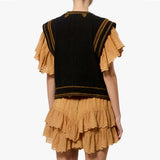 ISABEL MARANT Edmee denim vest - Sort