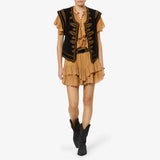 ISABEL MARANT Edmee denim vest - Sort