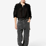 ISABEL MARANT Christa skjorte - sort