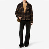 ISABEL MARANT Galeane jakke - Sort/Khaki tern