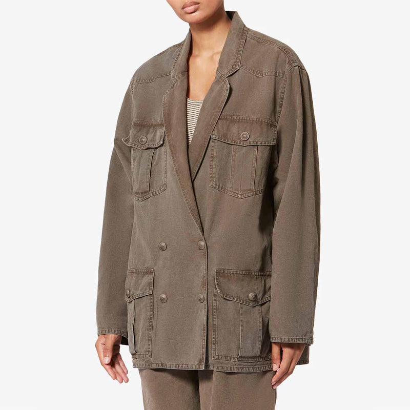 ISABEL MARANT Nevala jakke - Dark Bronze