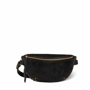 JEROME DREYFUSS Lino Banane taske - sort ruskind