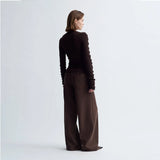 BIRROT Lay2 Drawstring bukser - Cocoa Brown