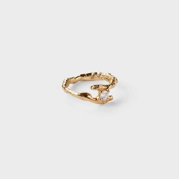 LEA HOYER Mynthe diamant ring - guld