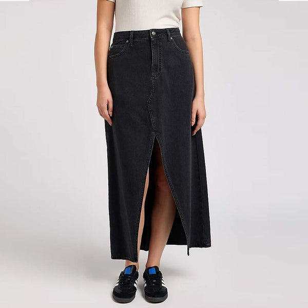 LEE maxi denim nederdel - into the shadow