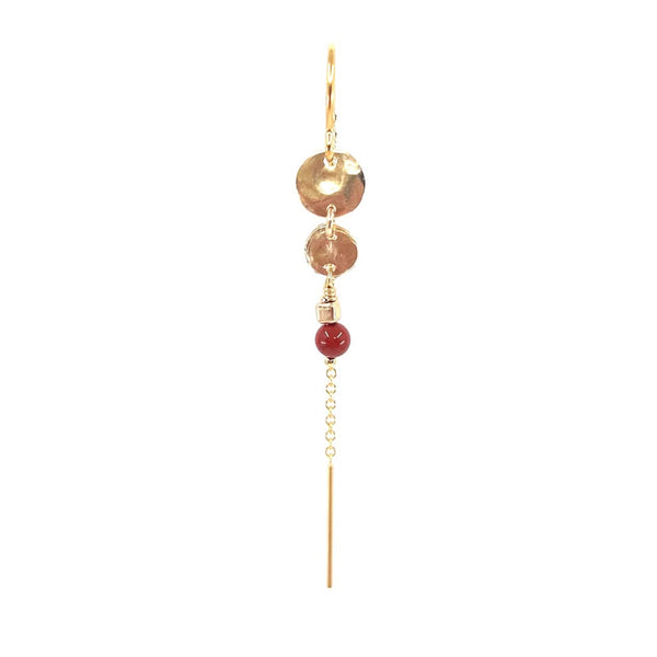 LELEAH Lula ørering - Red Jasper