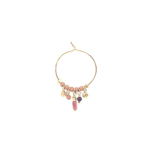 LELEAH Lylah Hoop ørering - rose mix