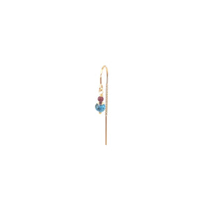 LELEAH Sui ørering - Blue Opal