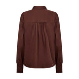 LEVETE ROOM isla solid 117 skjorte - hazelnut