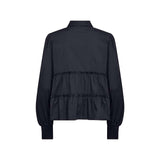 LEVETE ROOM Isla Solid 95 Skjorte - Dark Navy