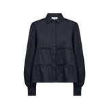 LEVETE ROOM Isla Solid 95 Skjorte - Dark Navy
