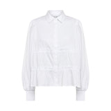 LEVETE ROOM Isla Solid 95 Skjorte - hvid