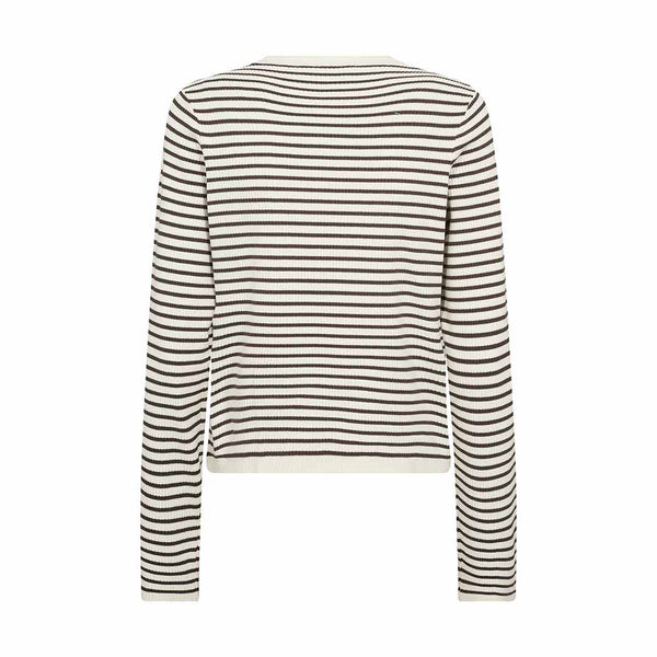 LEVETE ROOM Kirsten 3 bluse - coffee combi