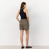 LEVETE ROOM Naja 8 hør shorts - Morel