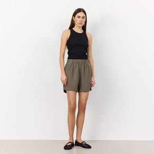 LEVETE ROOM Naja 8 hør shorts - Morel