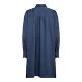 LEVETE ROOM Isla Solid 97 kjole - navy blå
