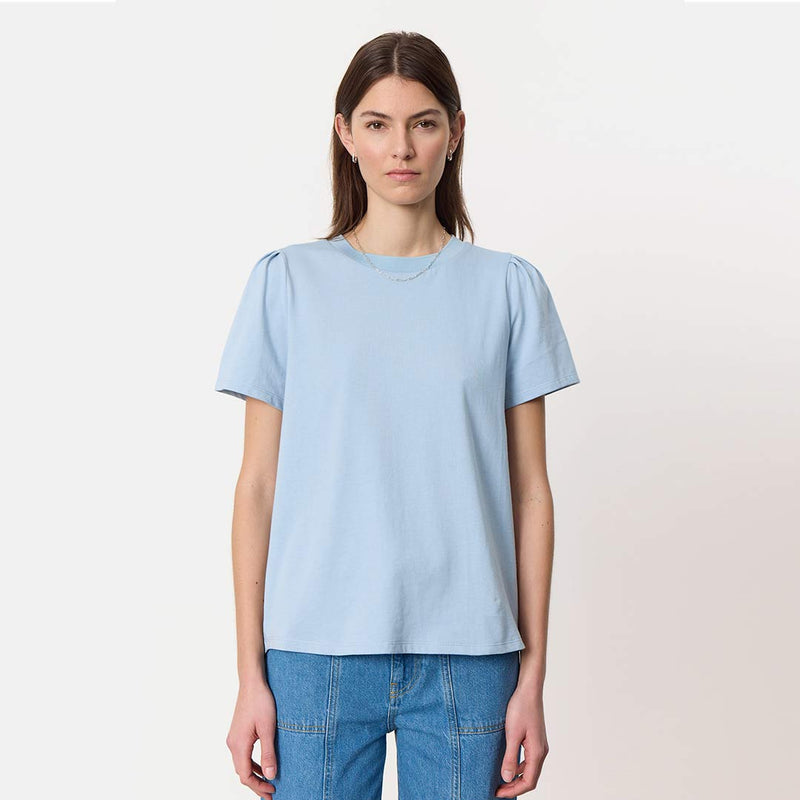 LEVETE ROOM Kowa 5 t-shirt - blue fog