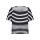 LEVETE ROOM Neddie 1 T-shirt - Dark Navy Combi