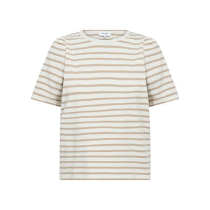 LEVETE ROOM Neddie 1 t-shirt - sand combi