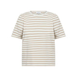 LEVETE ROOM Neddie 1 t-shirt - sand combi