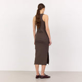 LEVETE ROOM Numbia 4 kjole - chocolate brun