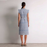 LEVETE ROOM Rosalina 3 kjole - Stone Wash Combi