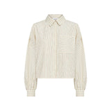 LEVETE ROOM Tess 1 Skjorte - Turtledove Combi