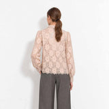 LEVETE ROOM Udon 2 blonde skjorte - Mushroom
