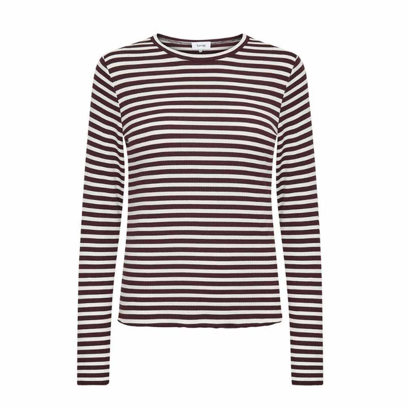 LEVETE ROOM Ika 11 bluse - fudge combi