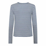 LEVETE ROOM Ika 11 bluse - vintage indigo combi