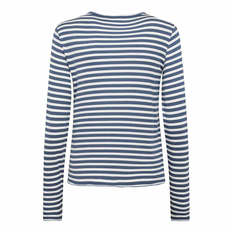 LEVETE ROOM Ika 11 bluse - vintage indigo combi