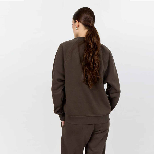 Brun sweatshirt med logo fra Levete Room