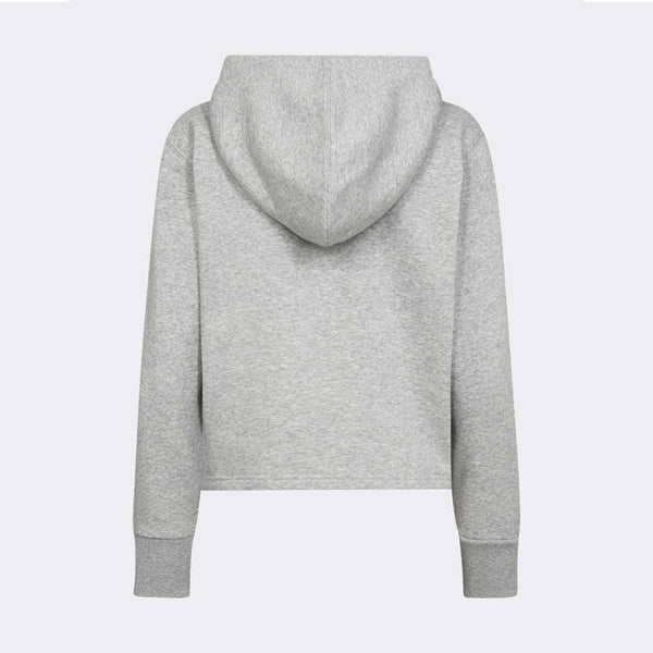 Grå hoodie med lynlås fra Levete Room