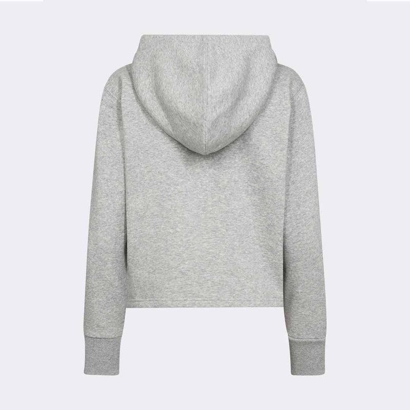 Grå hoodie med lynlås fra Levete Room